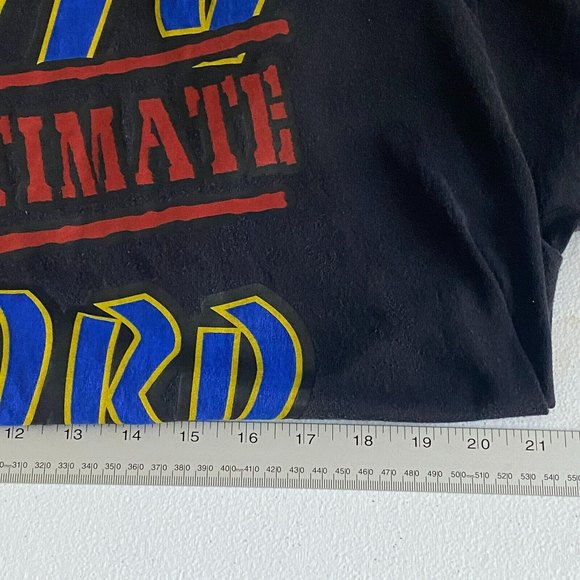 VINTAGE FIFTY F WORD Mens Black B DAY Short Sleeve T Shirt Size XL Single Stitch - Picture 8 of 9